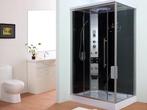 Veiling - zwarte cabine met witte bodemplaat 130x95x230 cm, Bricolage & Construction