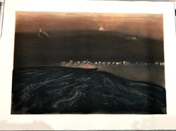 Piero Guccione (1935-2018) - Le linee del mare e della terra