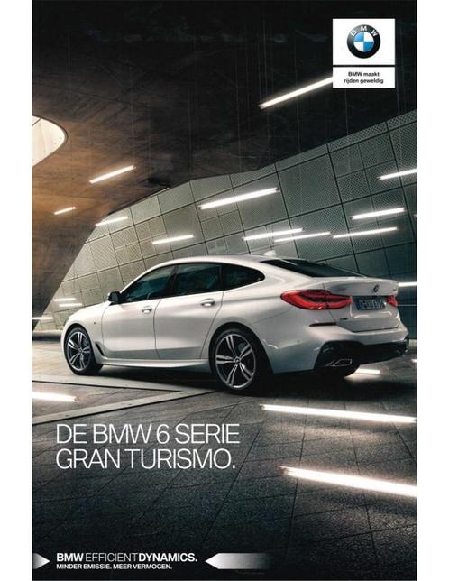 2019 BMW 6 SERIE GT BROCHURE NEDERLANDS, Livres, Autos | Brochures & Magazines