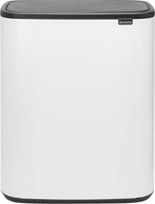 Brabantia Bo Touch Bin 60 Liter Wit Prullenbakken, Huis en Inrichting, Woonaccessoires | Prullenbakken, Verzenden