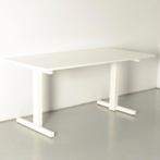 Bulo bureau, wit blad, 165 x 80 cm, vaste hoogte onderstel, Ophalen of Verzenden, Gebruikt