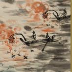 Ukai  (Cormorant Fishing) - With signature Gyokushu  -