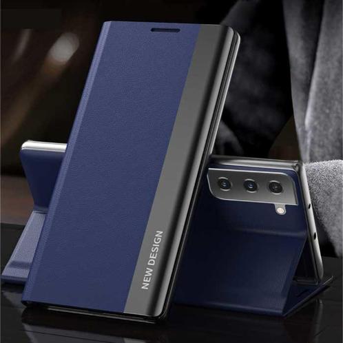 Samsung S10 Plus Magnetische Flip Case - Luxe Hoesje Cover, Télécoms, Téléphonie mobile | Housses, Coques & Façades | Samsung