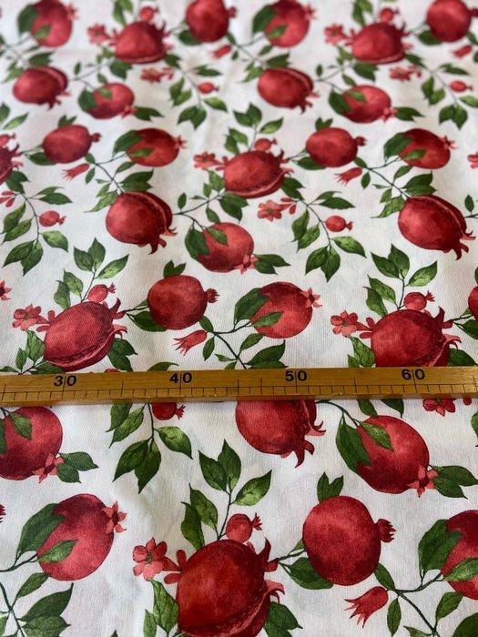 Allegro, tissu à motif grenade mûre en double hauteur, sans, Antiek en Kunst, Antiek | Tapijten, Tafelkleden en Textiel