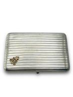 Imperial Russian 84 Silver & Gold Cigarette Case Circa 1896, Antiek en Kunst