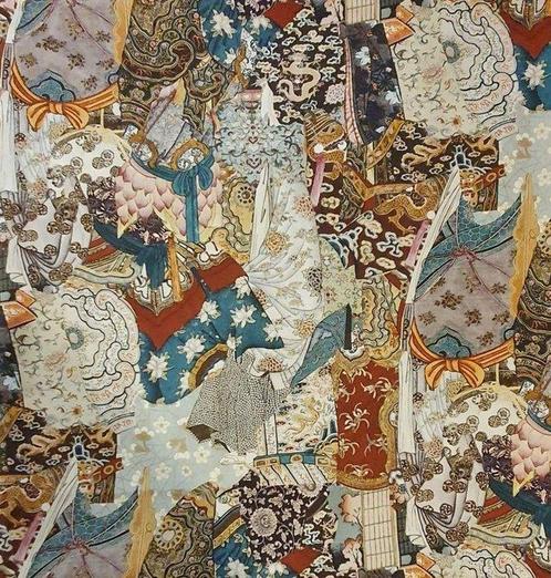 TISSU Oriental exclusif en coton peigné épais - 300x280cm -, Antiek en Kunst, Antiek | Tapijten, Tafelkleden en Textiel