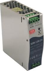 Mean Well SDR Gelijkstroomvoeding 24V | SDR-120-24, Verzenden, Nieuw