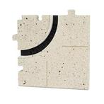 Ergovent gebogen hoekstuk voor instucbaar frameloos lijnroos, Doe-het-zelf en Bouw, Verzenden, Nieuw