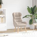 vidaXL Ligbed Lichtgrijs Wolachtig Stof, Huis en Inrichting, Fauteuils, Verzenden, Nieuw