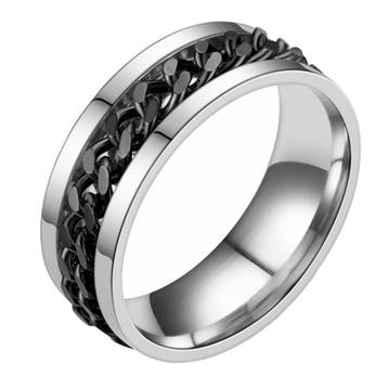 Fako Bijoux® - Fidget Ring - Anxiety Ring - Angst Ring - beschikbaar voor biedingen