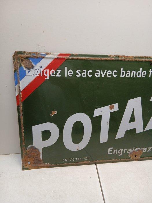 Potazote - émail ED Jean - Emaille plaat -, Antiek en Kunst, Antiek | Wandborden en Tegels