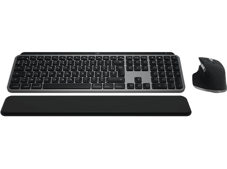 Logitech - Draadloos toetsenbord + muis - Azerty - Zwart, Computers en Software, Toetsenborden, Draadloos, Azerty, Nieuw, Verzenden