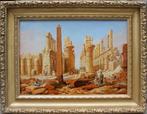 Ludwig Hans Fischer (1848-1915) - Temple of Karnak in Egypt