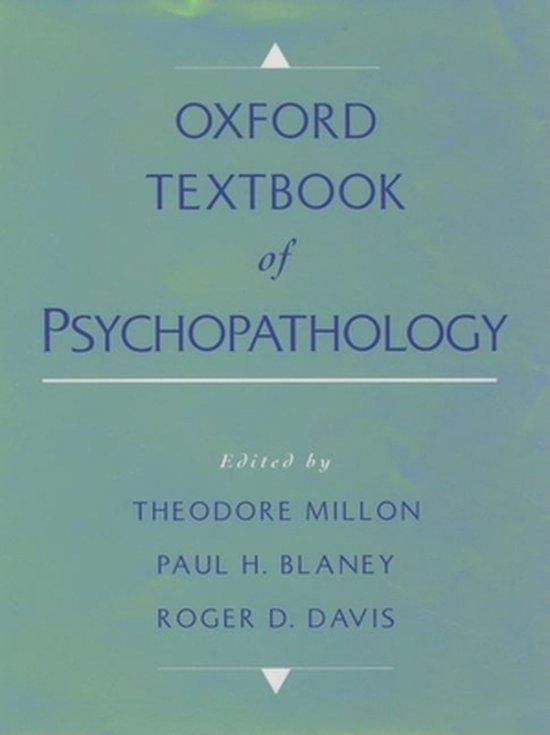 Oxford Textbk Psychopath Oxt:Ncs C 9780195103076 Millen, Livres, Langue | Anglais, Envoi