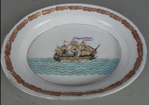 Plat de service (3) - Porcelaine - Porcelaine armoriée, Antiek en Kunst, Antiek | Glaswerk en Kristal