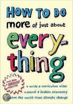 How to Do More of Just About Everything 9780007315130, EHow, Gelezen, Verzenden
