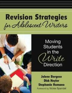 Revision Strategies for Adolescent Writers: Mov. Borgese,, Livres, Livres Autre, Envoi
