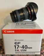 Canon EF 17-40 f4 L USM Zoomlens, Nieuw