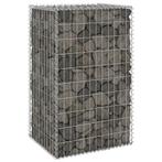 vidaXL Mur en gabion avec couvercles Acier galvanisé, Verzenden