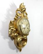 Cartel klok - Hout, Messing - 1980-1990, Antiek en Kunst