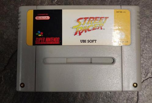 Street racer (SNES tweedehands game), Consoles de jeu & Jeux vidéo, Jeux | Nintendo NES, Enlèvement ou Envoi