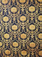 Luxe prestigieuze stof Damscato Limited edition goud! Blauwe, Antiek en Kunst
