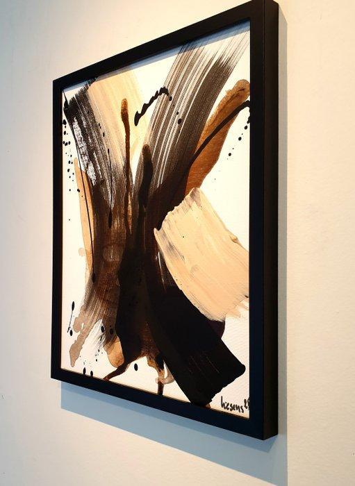 Liesens - Autumn Lovers (handpainted on canvas), Antiek en Kunst, Kunst | Schilderijen | Modern