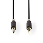 3.5 mm jack kabel | Nedis | 0.5 meter (Stereo, Verguld), Audio, Tv en Foto, Nieuw, Verzenden