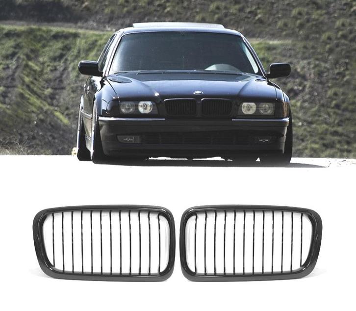 CALANDRES BMW E38 95-99 LOOK M NOIR BRILLANT, Auto-onderdelen, Carrosserie, Verzenden