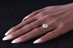 Ring Platina - 1.32ct. tw. Diamant (Natuurlijk) - Vintage