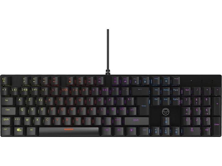 Qware - Gaming toetsenbord - Azerty - Zwart, Computers en Software, Toetsenborden, Bedraad, Azerty, Nieuw, Verzenden