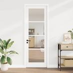 vidaXL Binnendeur met Glas ORKDAL Wit 78 x 232 cm, Doe-het-zelf en Bouw, Deuren en Vliegenramen, Verzenden, Nieuw