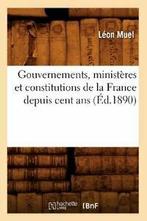 Gouvernements, ministeres et constitutions de l. L., MUEL L, Verzenden