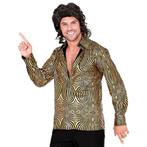 Disco 70S Blouse Goud Heren, Verzenden, Nieuw