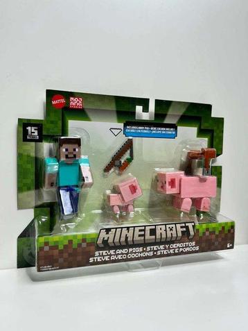 Mattel - Action figure Minecraft 15th Anniversary Deluxe