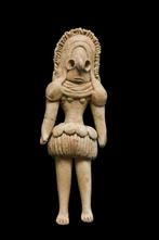 Indus Vallei Aardewerk moedergodin idool - eeuwenoud, Antiquités & Art
