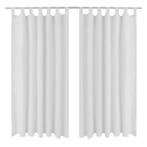 vidaXL Micro-Satijnen Gordijnen met Ringen 140 x 175 cm 2, Huis en Inrichting, Verzenden, Nieuw