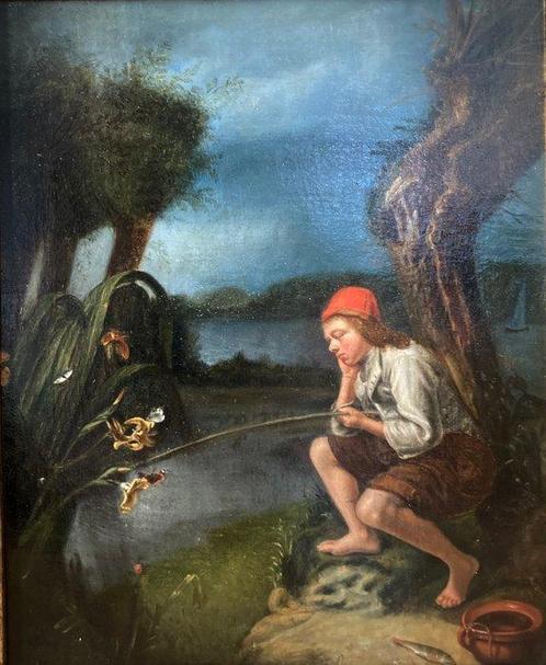 European School (XVIIII), After Godfried Schalcken, Antiek en Kunst, Kunst | Schilderijen | Klassiek