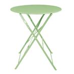 Inklapbare Tafel | Staal | Light Green | In-/Outdoor |, Verzenden, Nieuw in verpakking