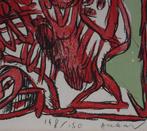 Pierre Alechinsky (1927) - Fleur surréaliste