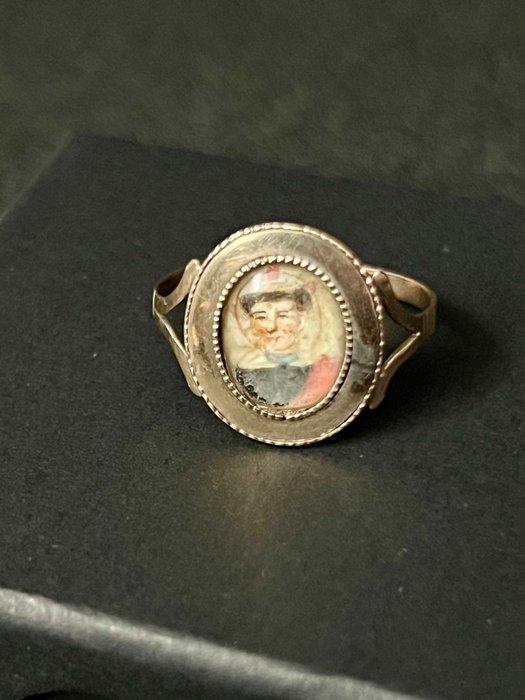 9 kt. - Geel goud - Ring - Geloofsring, Antiek en Kunst, Kunst | Niet-Westerse kunst