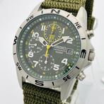 Seiko - Chronograph Military Dark Green and Yellow and White