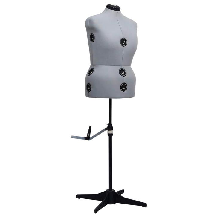 vidaXL Paspop verstelbaar vrouw maat 44-50 L grijs, Huis en Inrichting, Kasten | Kleerkasten, Nieuw, Verzenden