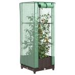 vidaXL Plantenbak verhoogd met kashoes 40x40x123 cm, Tuin en Terras, Verzenden, Nieuw