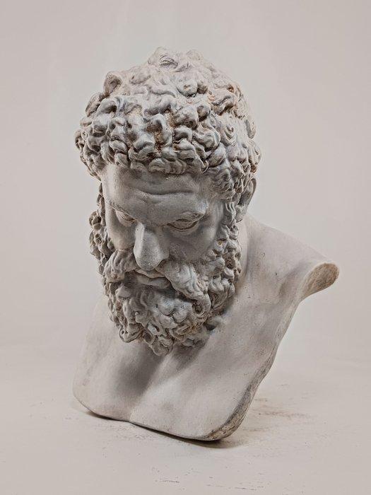 Buste, Mezzobusto Ercole Farnese - 25 cm - Gips - 2025, Antiek en Kunst, Antiek | Keramiek en Aardewerk