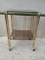 Chariot de service - Chariot de service en laiton tubulaire