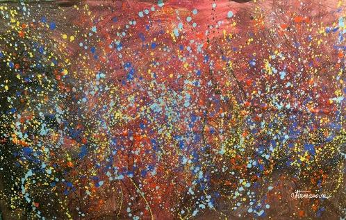 Anastasiya Tumanova - Conversation.-XXL, Antiek en Kunst, Kunst | Schilderijen | Modern