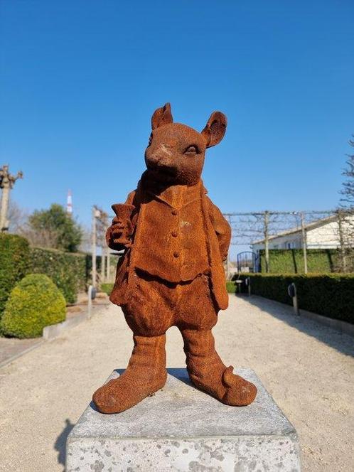 Beeldje - Rat with Drink - IJzer, Antiek en Kunst, Kunst | Designobjecten
