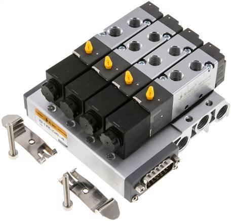 G1/8 4x Pneumatisch Ventiel Terminal 24V DC, Doe-het-zelf en Bouw, Overige Doe-Het-Zelf en Bouw, Verzenden