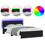 Bedframe met LED | Retour Deal | 40% Korting Nu!, Huis en Inrichting, Eenpersoons, Verzenden, Zwart, Nieuw